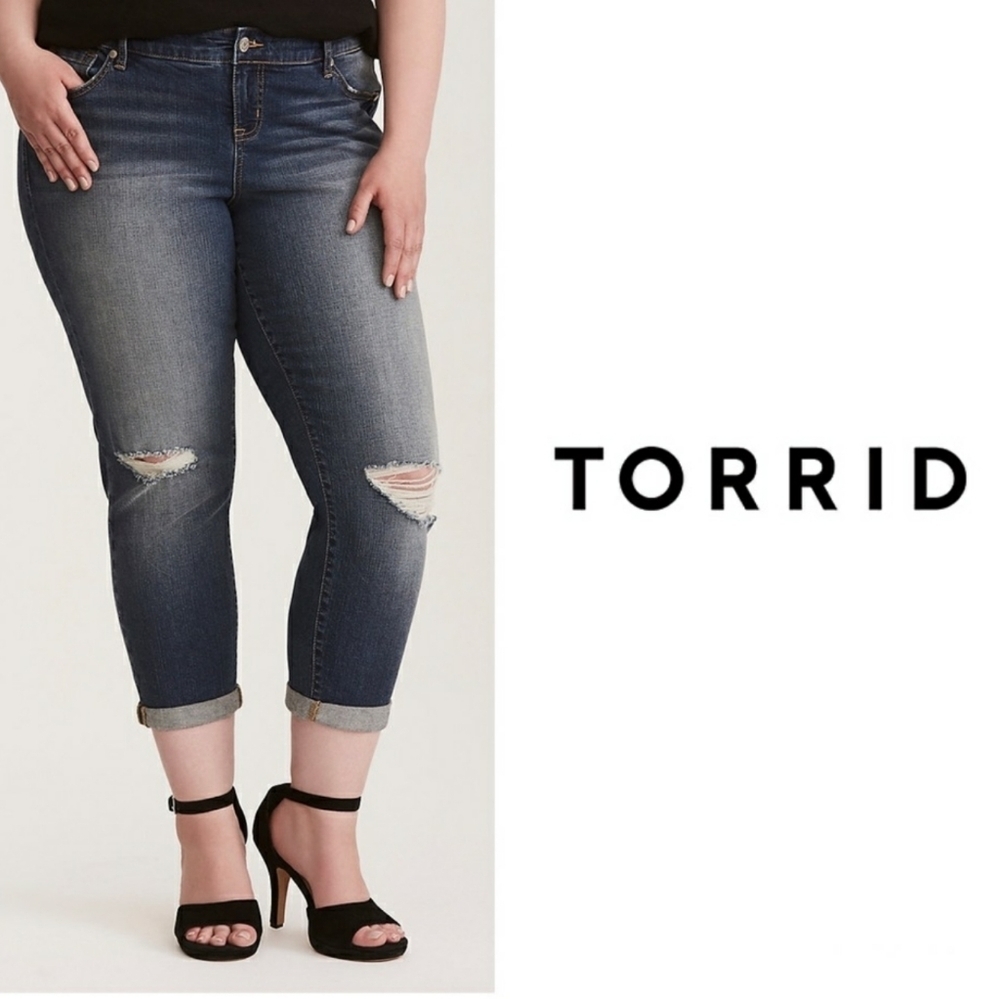 Torrid • Distressed Denim Size 10 Tall